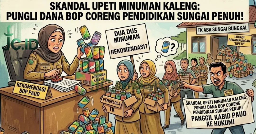 Skandal Upeti Minuman Kaleng: Pungli Dana BOP Coreng Pendidikan Sungai Penuh!