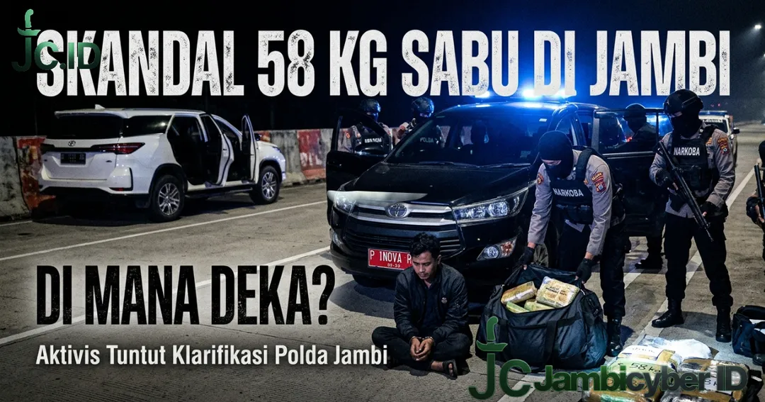 Skandal 58 Kg Sabu di Jambi: Di Mana Deka?