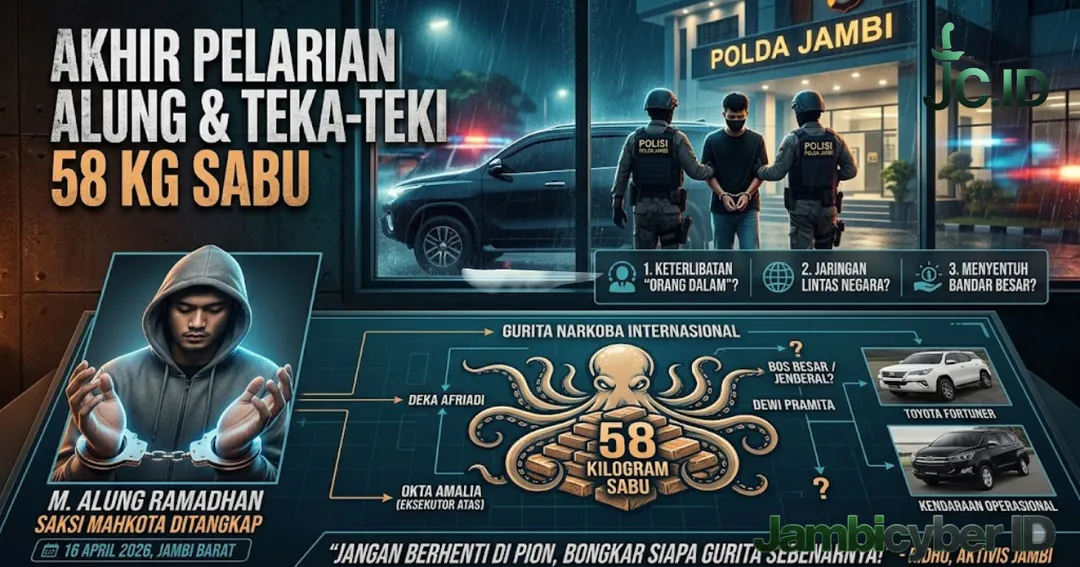 Kotak Pandora di Balik Nyanyian Sang Saksi Mahkota Alung dan Gurita Sabu di Markas Polisi