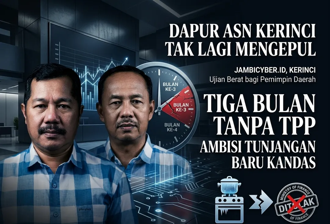 Dapur ASN Kerinci Tak Lagi Mengepul: Tiga Bulan Tanpa TPP demi Ambisi Tunjangan Baru yang Kandas
