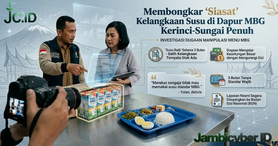 Membongkar 'Siasat' Kelangkaan Susu di Dapur MBG Kerinci-Sungai Penuh