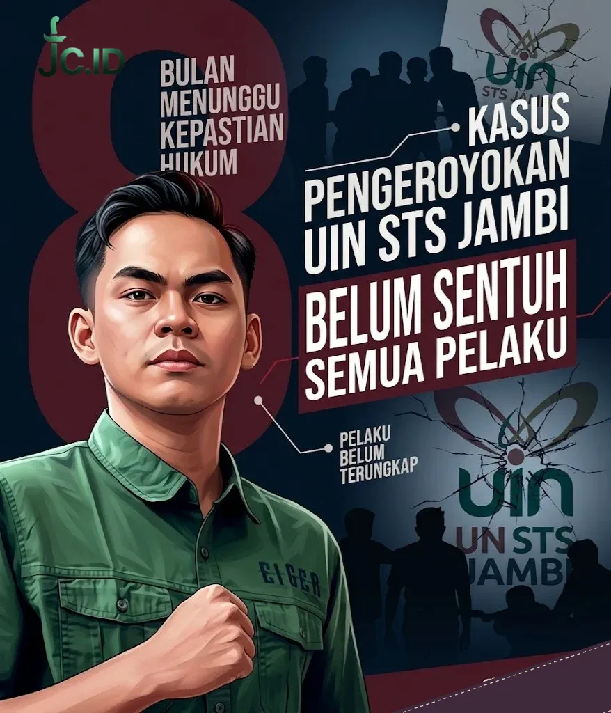 8 Bulan Menunggu Kepastian Hukum, Kasus Pengeroyokan di UIN STS Jambi Belum Sentuh Semua Pelaku