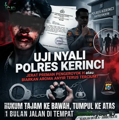 Uji Nyali Polres Kerinci: Jerat Preman Pengeroyok H atau Biarkan Aroma Anyir Terus Tercium?