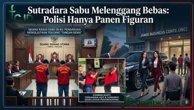 Sutradara Sabu Jambi Melenggang Bebas, Polisi Hanya Panen Figuran