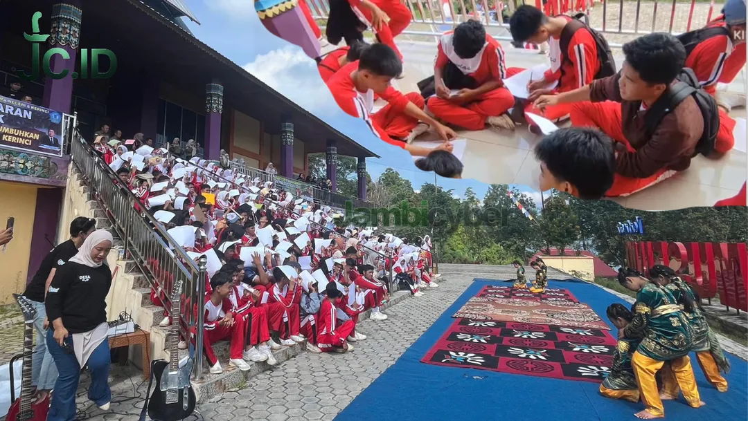Pecahkan Rekor! Ratusan Siswa SMAN 6 Kerinci Serbu Museum, Ukir Sejarah Lewat Goresan Lukis Massal