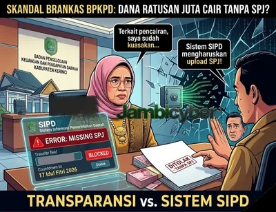 Skandal di Balik Brankas BPKPD Kerinci: Dana Ratusan Juta Diduga Cair Tanpa SPJ