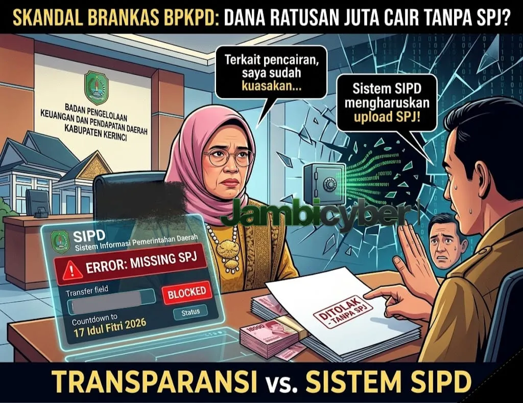 Skandal di Balik Brankas BPKPD Kerinci: Dana Ratusan Juta Diduga Cair Tanpa SPJ