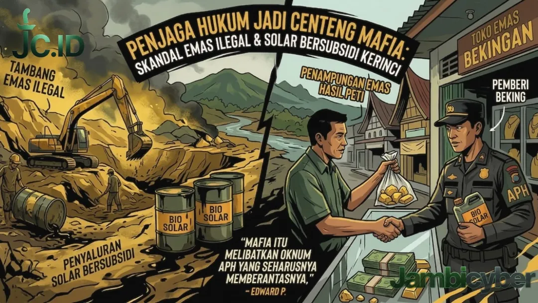 Penjaga Hukum Jadi Centeng Mafia: Borok Emas Ilegal dan Kongkalikong Solar Bersubsidi di Kerinci