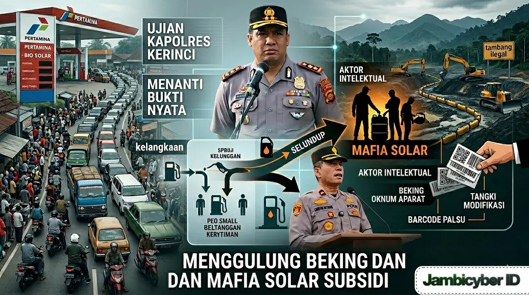 Ujian Kapolres Kerinci: Menanti Bukti Nyata Menggulung Beking dan Mafia Solar Subsidi