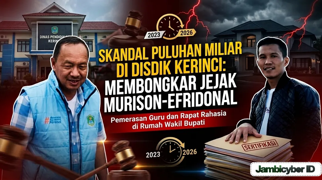Skandal Puluhan Miliar di Disdik Kerinci: Membongkar Jejak Murison-Efridonal
