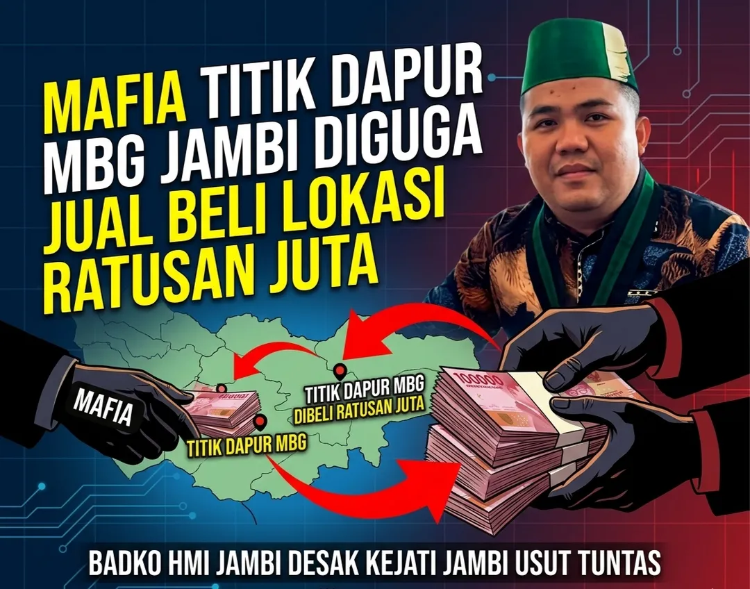 Aroma Korup di Program Gizi: Mafia Titik Dapur MBG Jambi Diduga Jual Beli Lokasi Ratusan Juta