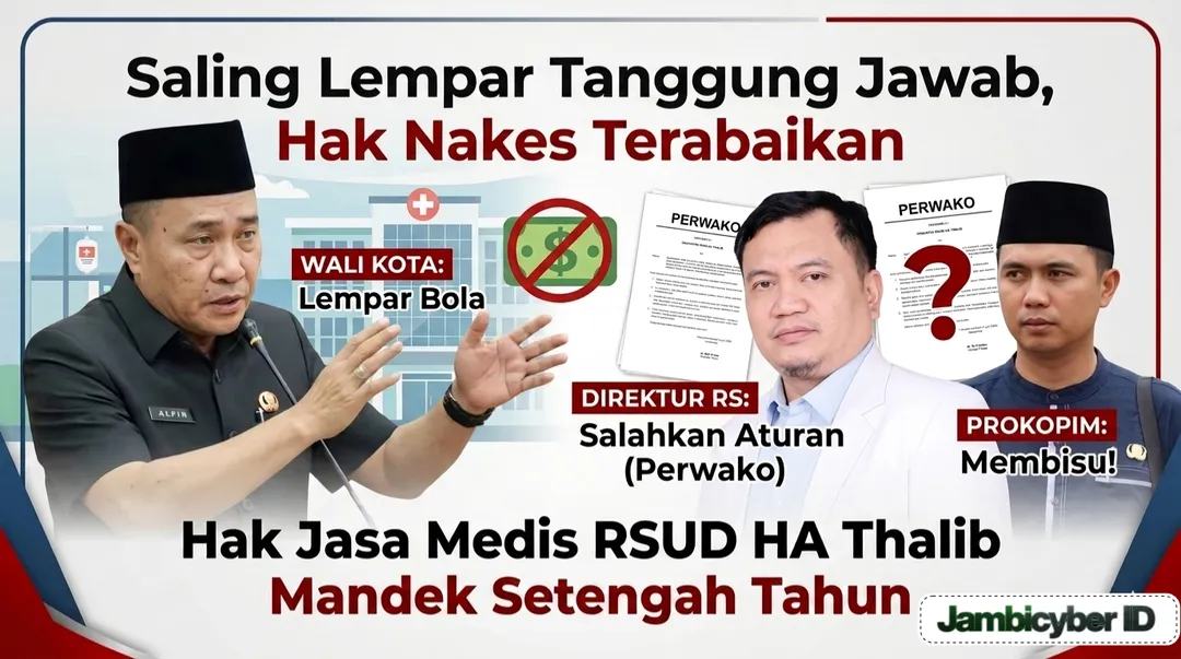 Jasa Medis Mandek Setengah Tahun, Wali Kota Sungai Penuh dan Dirut RSUD Saling Lempar Tanggung Jawab