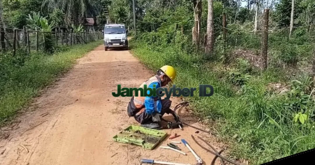 Kabel PLN di Muaro Jambi Digerogoti Maling, Warga Pergoki 3 Pelaku Kabur