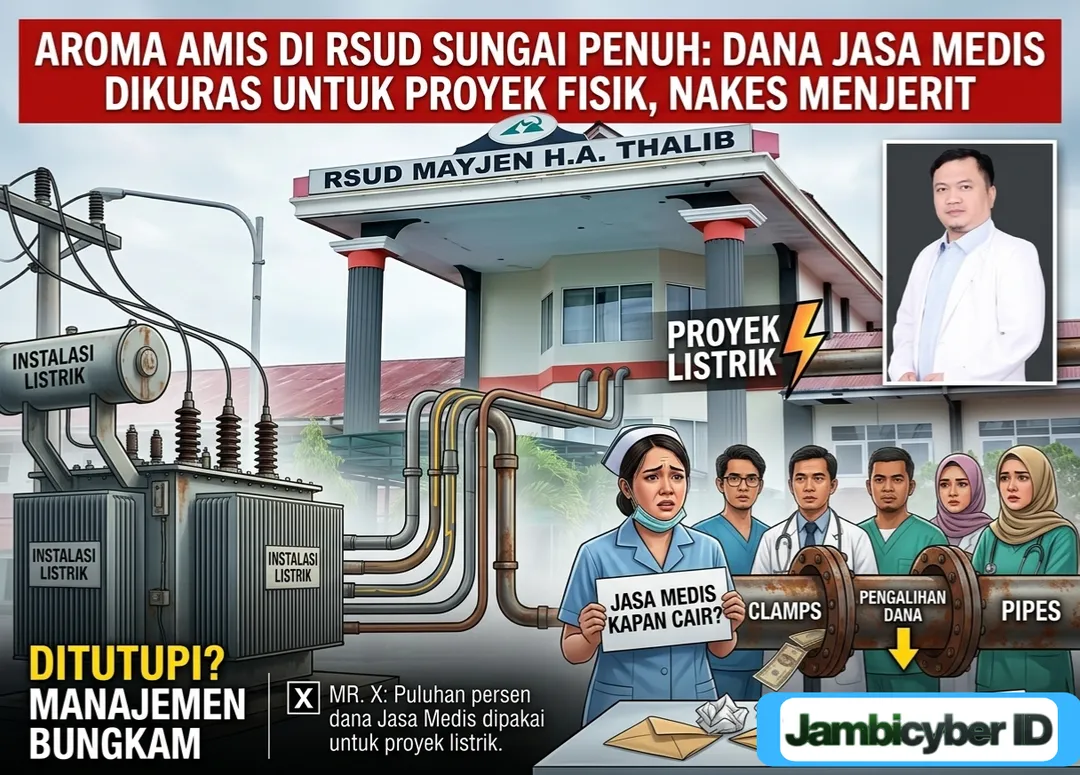 Aroma Amis di RSUD Sungai Penuh: Dana Jasa Medis Dikuras untuk Proyek Fisik, Nakes Menjerit