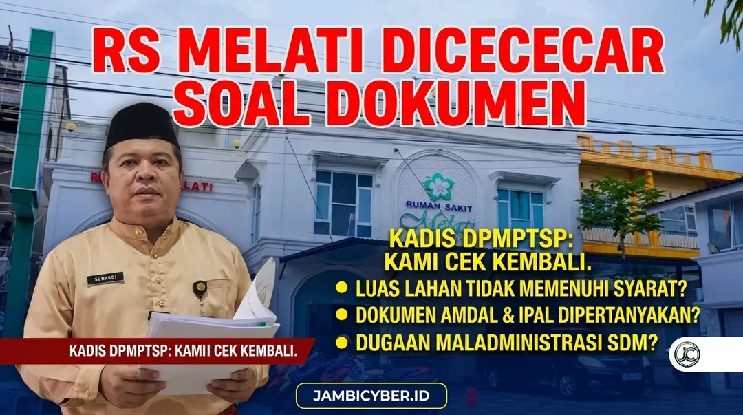 Dicecar Soal Dokumen RS Melati, Kepala DPMPTSP Sungai Penuh Buka Suara