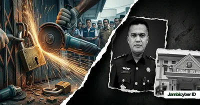 Saling Sikut Kasus Gembok Tangkit, LSM Curiga Kejari Muaro Jambi Main Mata